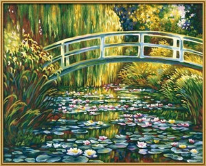 peinture par numéros | Le Bassin aux nymphéas Monet | complexe nouveautés paysages | FiguredArt