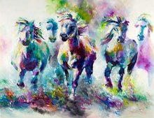 Charger l&#39;image dans la galerie, peinture par numéros | Le Galop des Chevaux | animaux chevaux complexe | FiguredArt