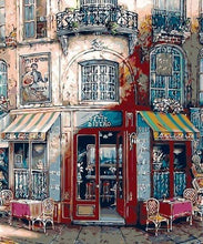Charger l&#39;image dans la galerie, peinture par numéros | Le petit Bistro Vintage | complexe nouveautés ville | FiguredArt