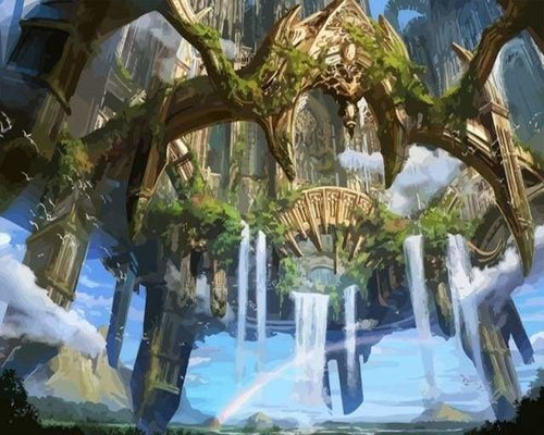 peinture par numéros | leau des Merveilles Arc-en-ciel | complexe paysages | FiguredArt