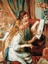 Charger l&#39;image dans la galerie, peinture par numéros | Leçon de Piano | intermédiaire musique romantique | FiguredArt