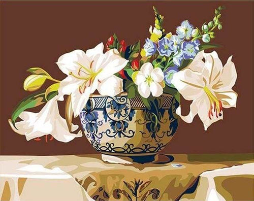 peinture par numéros | Lys odorants | facile fleurs | FiguredArt