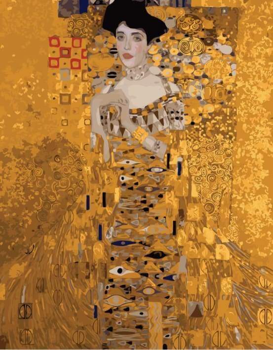peinture par numéros | Madame Bauer Klimt | complexe reproduction | FiguredArt