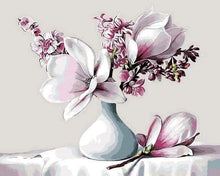 Charger l&#39;image dans la galerie, peinture par numéros | Magnolia | facile fleurs | FiguredArt