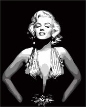 Charger l&#39;image dans la galerie, peinture par numéros | Marilyn Monroe | facile portrait | FiguredArt