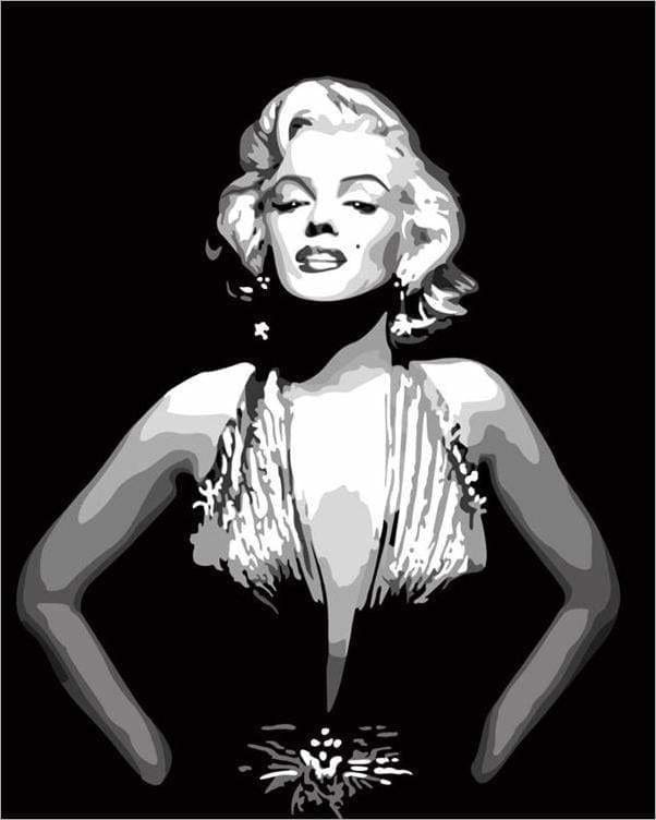 peinture par numéros | Marilyn Monroe | facile portrait | FiguredArt