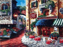 Charger l&#39;image dans la galerie, peinture par numéros | Mon petit Restaurant Vintage | complexe ville | FiguredArt