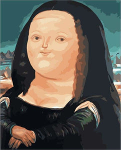 peinture par numéros | Mona Lisa abstraite | facile portrait | FiguredArt