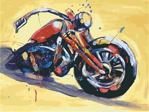 peinture par numéros | Moto | intermédiaire voitures et motos | FiguredArt