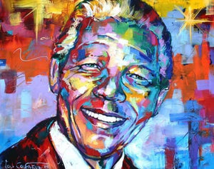 peinture par numéros | Nelson Mandela | complexe Pop Art portrait | FiguredArt