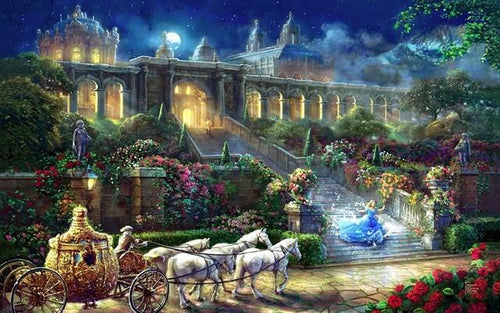 peinture par numéros | Palais magique | Complexe, paysages | FiguredArt