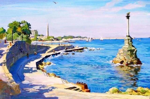 peinture par numéros | Paysage côtier | complexe paysages | FiguredArt