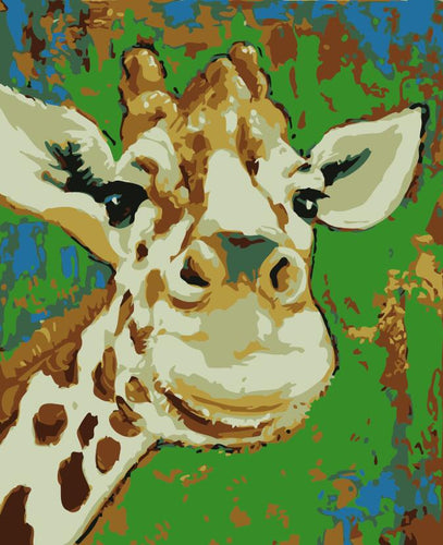 Peinture par numéros Enfants | Dessin de Girafe | Figured'Art