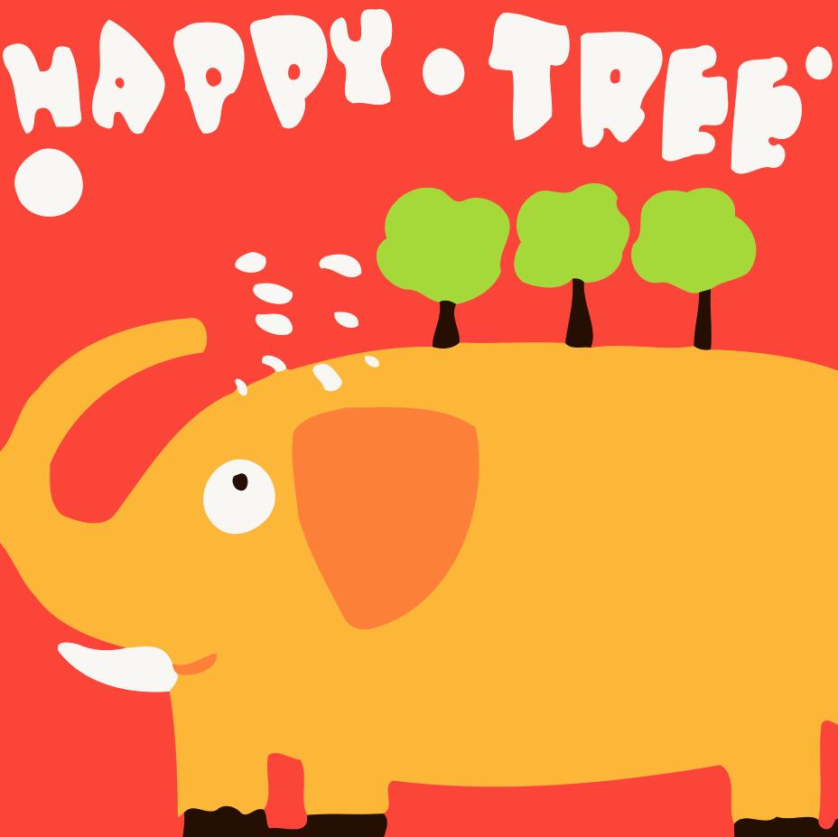 Peinture par numéros Enfants | Éléphant Happy Tree | Figured'Art