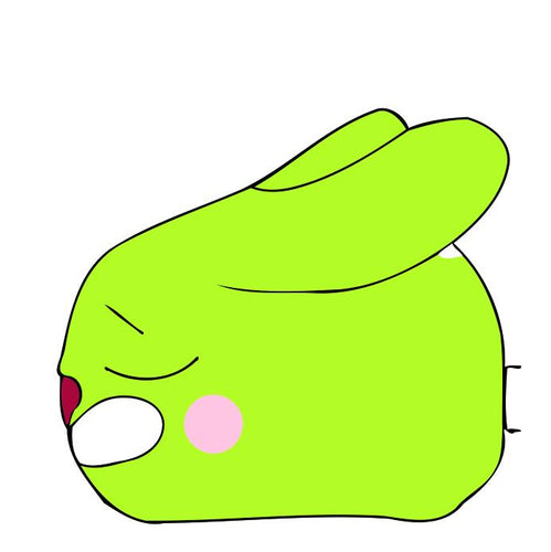 Peinture par numéros Enfants | Lapin Vert | Figured'Art