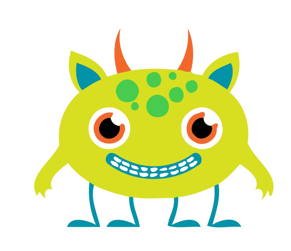 Peinture par numéros Enfants | Monstre aux 4 jambes | Figured'Art