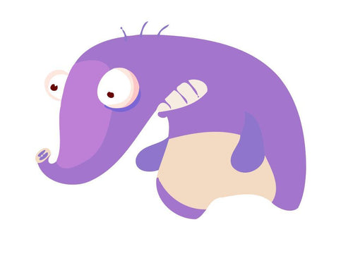 Peinture par numéros Enfants | Monstre pas content | Figured'Art