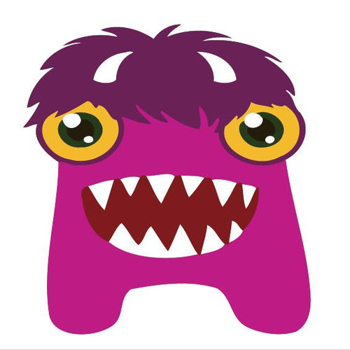Peinture par numéros Enfants | Monstre Violet | Figured'Art
