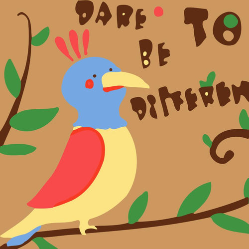 Peinture par numéros Enfants | Oiseau Exotique | Figured'Art
