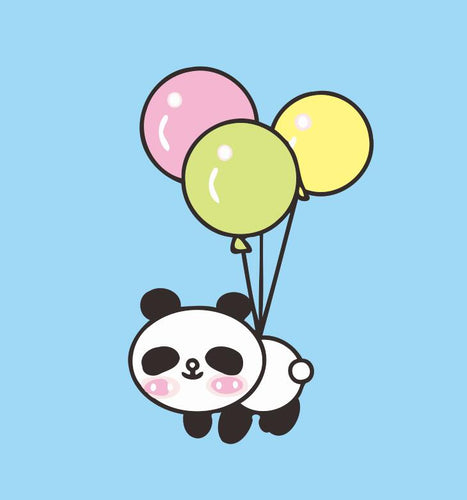 Peinture par numéros Enfants | Panda volant | Figured'Art
