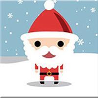 Peinture par numéros Enfants | Père Noël Barbe Blanche | Figured'Art
