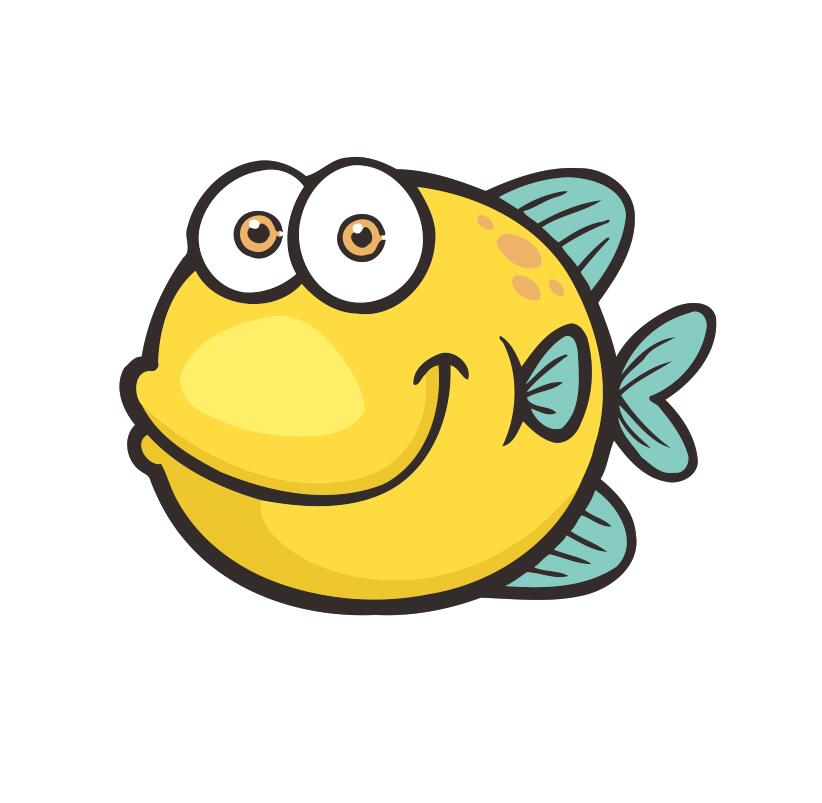 Peinture par numéros Enfants | Poisson Jaune | Figured'Art
