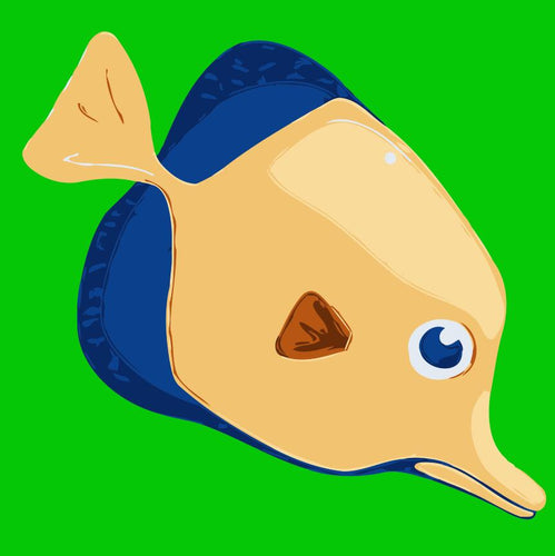 Peinture par numéros Enfants | Poisson Marin | Figured'Art