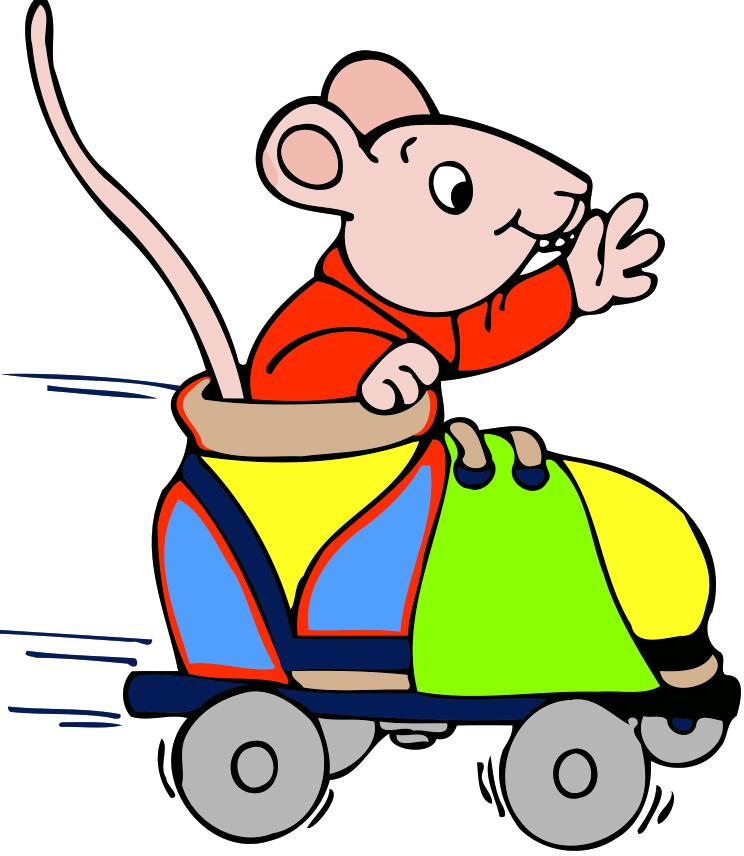 Peinture par numéros Enfants | Souris en Route | Figured'Art