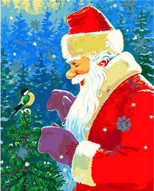 Livre de Noël pour enfants vintage Set Le Père Noël arrive en