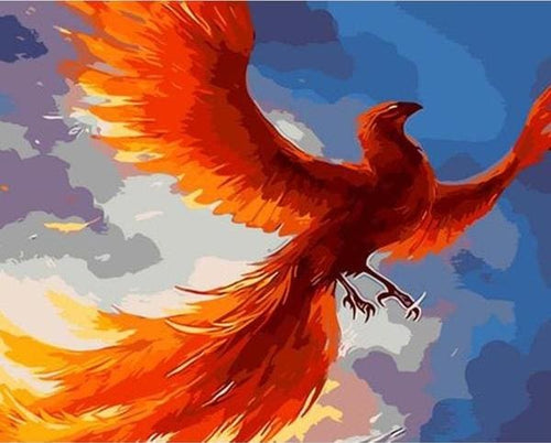 peinture par numéros | Phénix | animaux facile oiseaux | FiguredArt