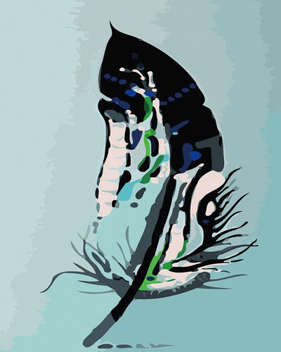 peinture par numéros | Plume artistique | abstrait, facile | FiguredArt