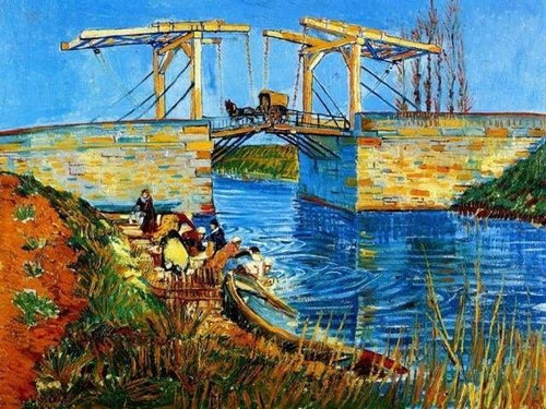 peinture par numéros | Pont suspendu | complexe paysages | FiguredArt