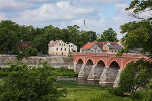 peinture par numéros | Pont traversant la Rivière | complexe paysages | FiguredArt