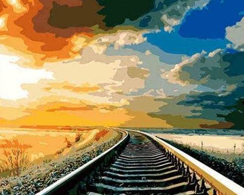 peinture par numéros | Prêt pour le départ | facile paysages | FiguredArt
