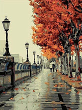 Charger l&#39;image dans la galerie, peinture par numéros | Promenade sur les Quais en Automne | intermédiaire ville | FiguredArt