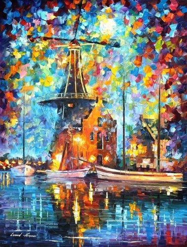 peinture par numéros | Rivière et Couleurs vives | complexe paysages | FiguredArt