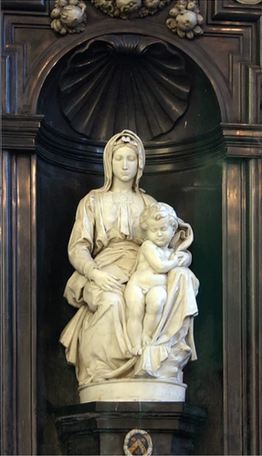 peinture par numéros | Statue de Femme et Enfant | Complexe, religion | FiguredArt