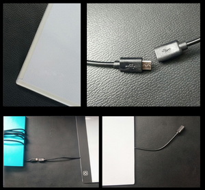 accessoires broderie diamant | Tablette lumineuse LED pour la Broderie Diamant - chargement port USB | Figured’Art