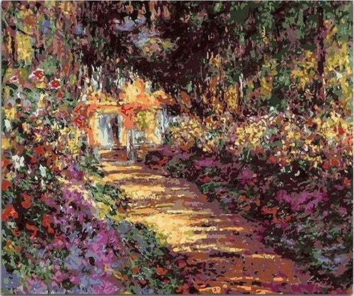 peinture par numéros | Tout en fleurs en été | Complexe, fleurs | FiguredArt
