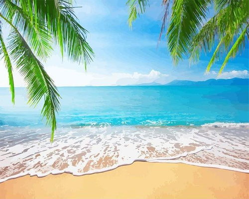 peinture par numéros | Vacances aux Philippines | Intermédiaire, paysages | FiguredArt