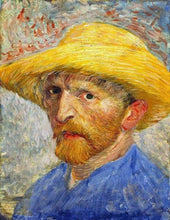 Charger l&#39;image dans la galerie, peinture par numéros | Van Gogh auto portrait avec Chapeau de Paille | complexe reproduction van gogh | FiguredArt
