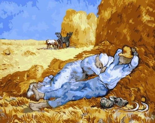 peinture par numéros | Van Gogh Champ | facile reproduction van gogh | FiguredArt