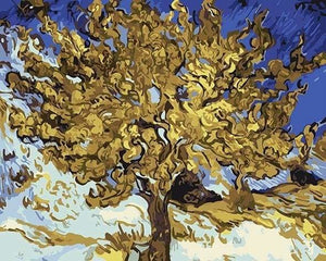 peinture par numéros | Van Gogh - Mûrier | arbres intermédiaire reproduction van gogh | FiguredArt