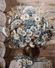 Charger l&#39;image dans la galerie, peinture par numéros | Vase de Marguerites | fleurs intermédiaire | FiguredArt
