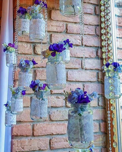 peinture par numéros | Vases suspendus | fleurs intermédiaire | FiguredArt