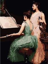 Charger l&#39;image dans la galerie, peinture par numéros | Violon et Piano | facile musique | FiguredArt