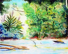 Charger l&#39;image dans la galerie, peinture par numéros | Vue de la forêt tropicale | forêt, Intermédiaire, paysages | FiguredArt